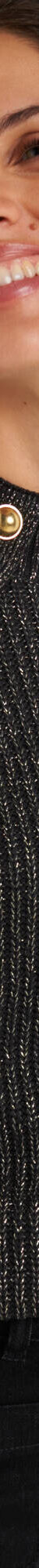 Pull boutonné maille anglaise et fil brillant (anthracite chiné) Pull boutonné maille anglaise et fil brillant (anthracite chiné)